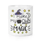 I Make My Own Magic Makeup Brush Pencil Pot Funny Joke Magical Witch Wizard