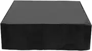 Square Hot Tub Cover, Waterproof Outdoor Hot Spring Cover, 210D Bath Cover Foldable Spa Cover Protector Spa Covers UV Protection for Patio Spa Hot Tub Protector
