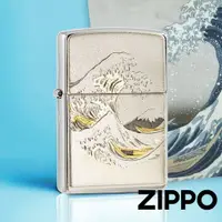 在飛比找蝦皮商城優惠-ZIPPO 日本傳統風格-浪與富士防風打火機 ZA-5-26