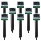 8 Pack Solar Powered Snake Repellent Ultrasonic Snake Repellent for2496
