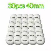 30pcs 40mm 2.7g Table Tennis Balls Ping Pong Ball Set Training Quality Seamless