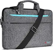 [DOMISO] 15.6 inch Waterproof Laptop Shoulder Messenger Bag Notebook Briefcase for 15.6" Yoga 720 IdeaPad 310 320 ThinkPad T570 T580/Lenovo ThinkPad X1 Extreme/Acer Swift 3/Chromebook Spin 15,Blue