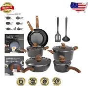 High-Performance 12-Piece Non-Stick Cookware Set - Ideal for Modern Kitchens