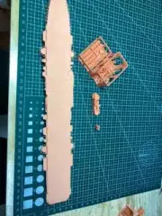 3D Printed 1/700 Y-series Theseus Aircraft Carrier Unpainted Model Kit NEW