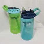 BOT01二手水壺｜CONTIGO 兒童彈蓋吸管瓶414CC(防塵/防漏)｜414ML｜冷水壺｜通過美國FDA認證