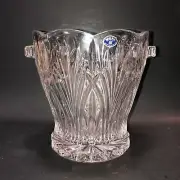 Bohemia Czech Crystal 24% Heavy Cut Glass Wine, Champagne Chiller, Ice Bucket