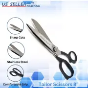 8" Professional Excellence Tailor Scissors for Cutting Fabric & Leather Cutting