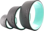 Yoga Wheel Roller for Deep Tissue Massage Pain Relief, Back Stretcher with Fo...
