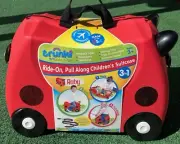 New Trunki Melissa & Doug Rudy Ladybug Ride On Pull Along Child Suitcase Luggage