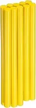uxcell 10pcs Hot Glue Sticks 0.43" Dia x 7.87" Long EVA Mini Hot Melt Adhesive Glue Stick for Hot Melt Gun Wood Plastic Glass Flowers Fabrics Foam, Yellow