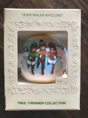 HALLMARK 1980 JOAN WALSH ANGLUND SATIN BULB ORNAMENT