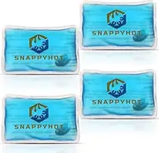 Snappy Hot Reusable Hand Warmer - Pack of 4 Easy to Use Gel Hand Warmers Reusable - Portable & Reusable Hand Warmers, Quick Warm Up Gel Hand Warmer