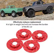 4pcs RC Brake Disc Aluminum Alloy Brake Caliper For 2.2 Inch Wheel 1/10 RC C