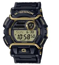 在飛比找Yahoo!奇摩拍賣優惠-【萬錶行】CASIO G-SHOCK 時尚嘻哈潮流黑金電子腕