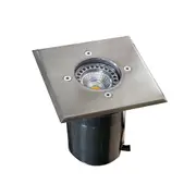 Exterior 240V GU10 Recessed Inground Up Light Square IP67 - IGGLSQSS