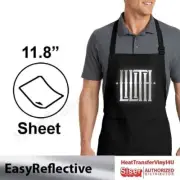 12"x12" Sheet- Siser EasyReflective Silver Iron On HTV: Shimmer and Shine