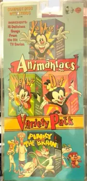 Animaniacs: Variety Pack By (1995 Kid Rhino) *New and Sealed CD* #081227218027