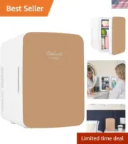 10L Mini Fridge for Bedroom - Car, Office Desk & College Dorm Room - 12v Port...