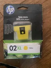 GENUINE HP 02XL YELLOW INK CARTRIDGE HP PHOTOSMART C5150 5180 6150 6180