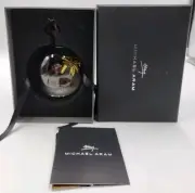 Michael Aram Island Santa Snow Globe Ornament NIB Read