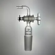 Laboratory Glass Adapters,Flow Control,Glass Stopcock,90° bent