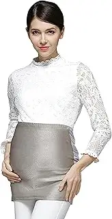 [CIADAZ] EMF Radiation Protection Belly Bands Electromagnetic Shield Abdominal Support Concealed Apron to Work During Pregnancy