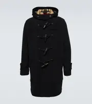 [Burberry] Burberry Wool-blend duffel coat UK 50 black