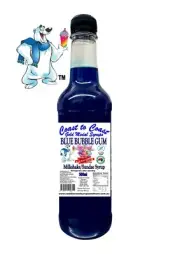 BLUE BUBBLE GUM Flavour Coast to Coast Gold Medal Syrups 500ml Milkshake/Sundae