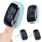 Finger Pulse Oximeter Blood Oxygen Saturation Heart Rate Measuring SpO2 Monitor