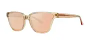 Kensie Inner Beauty Brown Feather Men's Sunglasses Brown Size 60