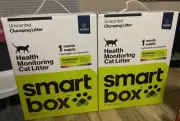 New Sealed “2” Smart Box Health Monitoring Clumping Cat Litter Unscented 6lb