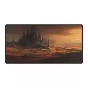 Dune World Sci-Fi Space Concept Art Large Desk Mat Computer Mouse Pad Design