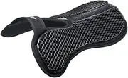 Acavallo Wither Free Hexagonal Gel & Memory Foam Half Pad - Black