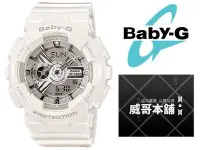 在飛比找Yahoo!奇摩拍賣優惠-【威哥本舖】Casio台灣原廠公司貨 Baby-G BA-1