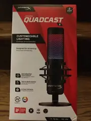 HyperX Quadcast S RGB USB Condenser Microphone PC/MAC/PS4/PS5 - Black