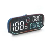 Digital Car HUD GPS Speedometer Head Up Display MPH/KMH Compass Overspeed Alarm