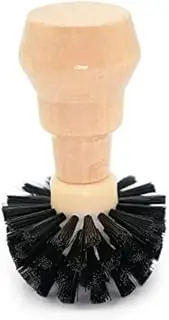 54mm Portafilter Cleaning Brush, Professional Barista Espresso Coffee Cleaning Brush Tool with Wooden Handle for Breville Espresso Machine 54mm Portafilter Basket