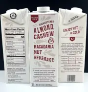 Trader Joe’s Joes Almond Cashew Macadamia Nut Milk Beverage Unsweetened 32oz