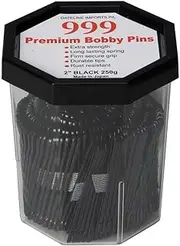 Dateline 999 Premium 2" Bobby Pins Black Durable Made in Japan
