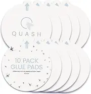 [QUASH] Sticky Fly Trap Glue Board Refills (10 Pack) - Gnat Trap & Fly Sticky Trap for Fruit Flies, Mosquitoes, Moths & Midges - Gnat Traps for House Plants, Fly Catcher Indoor, Fruit Fly Trap - 12.2 cm