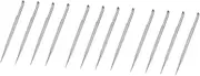 MERRYHAPY 3sets Stainless Steel Cuticle Pusher Cuticle Trimmer Nail Tools for Manicure and Pedicure 4pcs*3