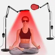Devowellte Red Light Therapy for Body, 660nm&850nm&940nm Infrared Light Therapy with Timer, 150LEDS Infrared Red Light Therapy Lamp for Home/Office Use