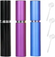 ZHIYE 10ML Perfume Atomiser Spray Bottle, 3 Pieces Refillable Refilling Trave...