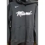 2018 11月 NIKE M MIAMI LOGO HOODIE 連帽T恤 帽T 熱火 南灣 AA3676-011