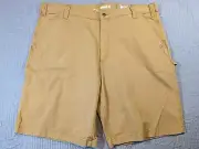 Carhartt Men's Shorts Rugged Flex Rigby Work Dungaree Shorts Cargo Size 42 NWT