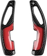 for Lexus, 2016 2017 2018 2019 2020 2021 RX300 LX570 GS450h F Sport Carbon Fiber Car Steering Wheel Paddle Shifter Extend Sticker Paddle Shifter(Black)