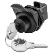 WHITECAP IND S-0232C Black Glove Box Latch Locking Pkg