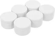 ADOCARN Essential Oil Storage Jars Diy Candle Making Tins Metal Aromatherapy Cans Round Metal Tins Lids Leakproof