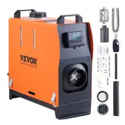 Diesel Air Heater, 12V 5KW All-on-one Diesel Heater with Remote Control and LCD Display, 5L Fuel Tank Portable Diesel Parking Heater, Rapid Heating for RV Trailer Camper Van Boat And