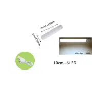 Motion Sensor LED Under Cabinet Light USB Rechargeable Dimmable Closet Lamp